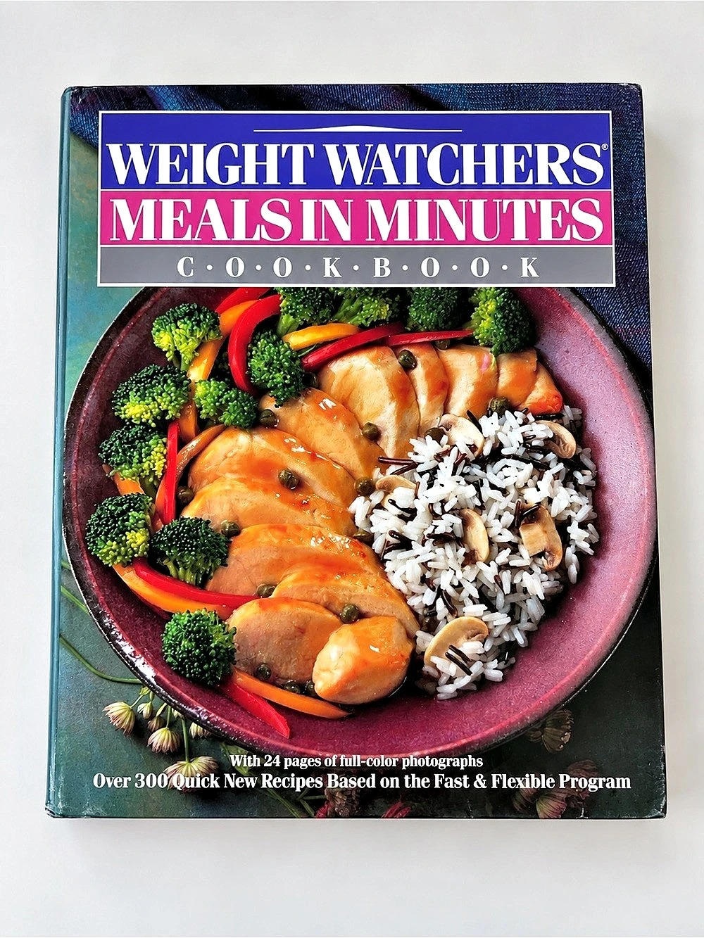 2 for $25 Vintage “Weight Watchers Meals in Minutes” Hardcover Cookbook 1990